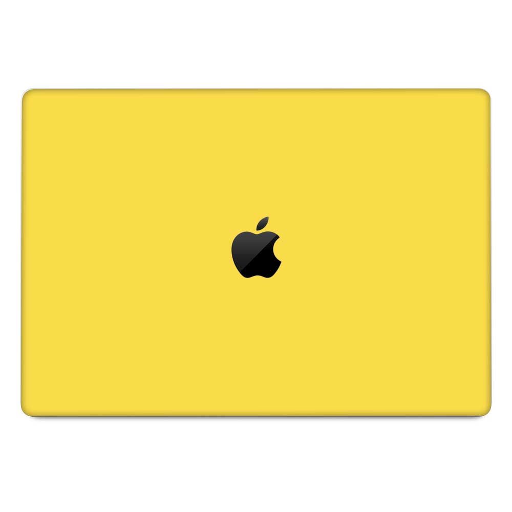 Textured Yellow MacBook Pro 13 M2 2022 Laptop Skin