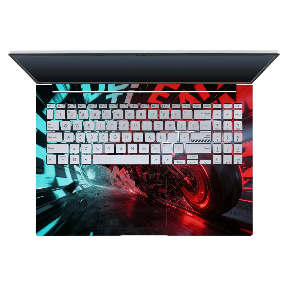 Batman's Cyber Pursuit Asus Vivobook 16X M1603QA 3D Laptop Skin