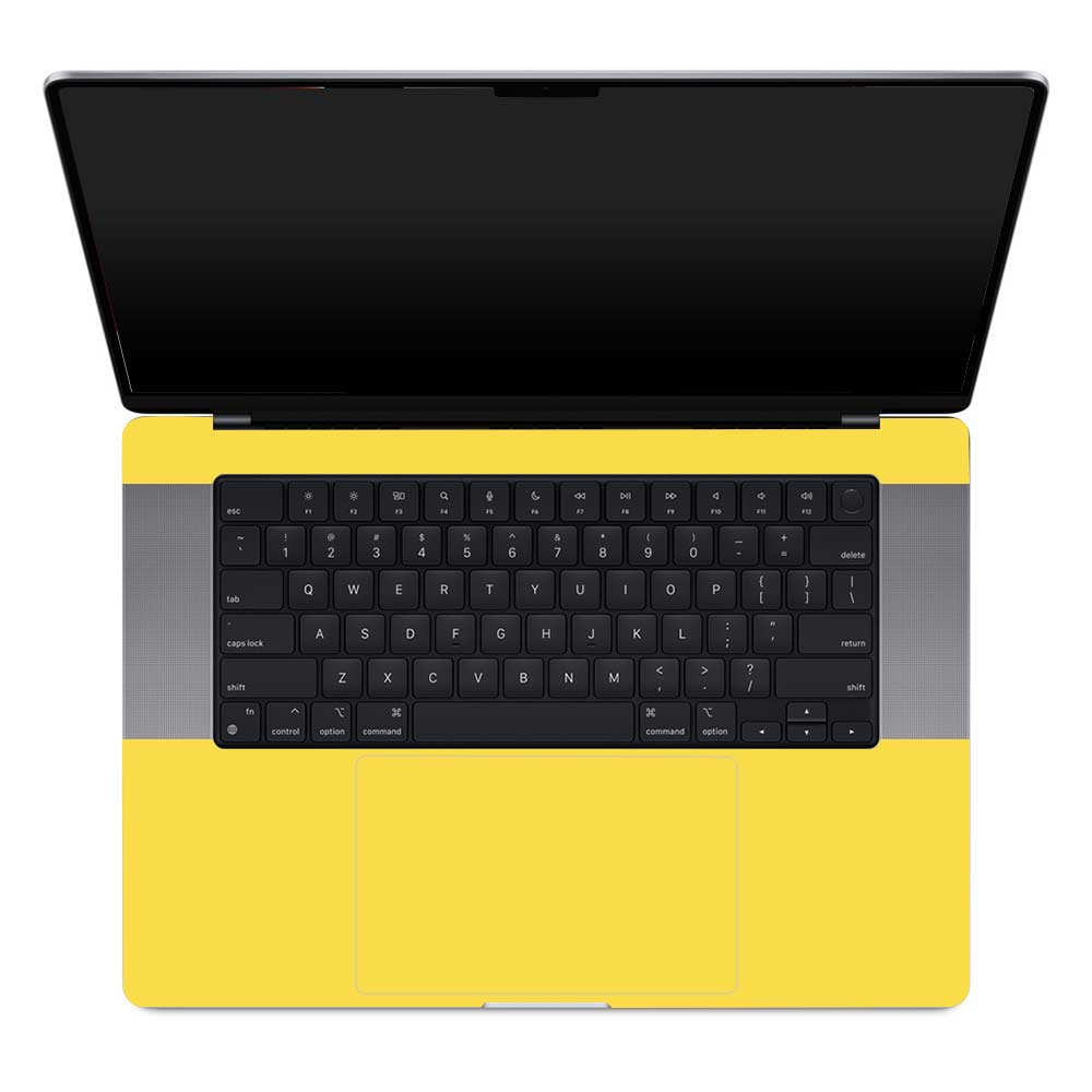 Textured Yellow MacBook Pro 16 M1, M2, M3, M4 2021-2024 Laptop Skin
