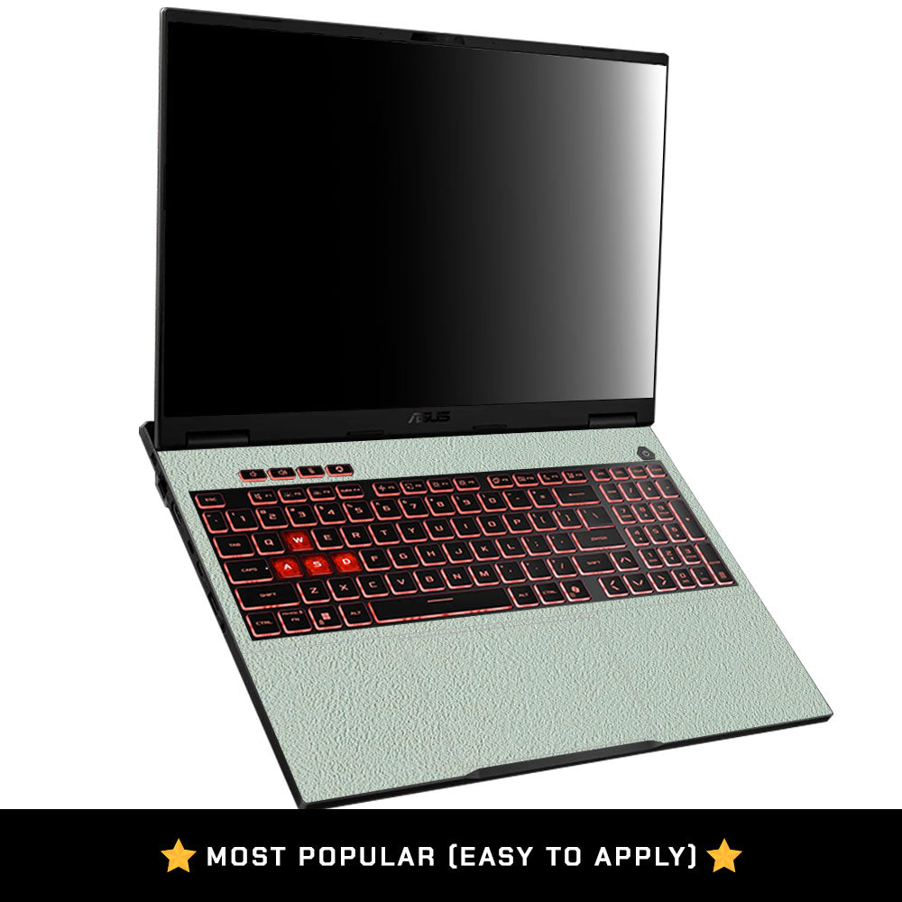 Textured Aqua Stone Asus TUF Gaming A16 2025 Laptop Skin