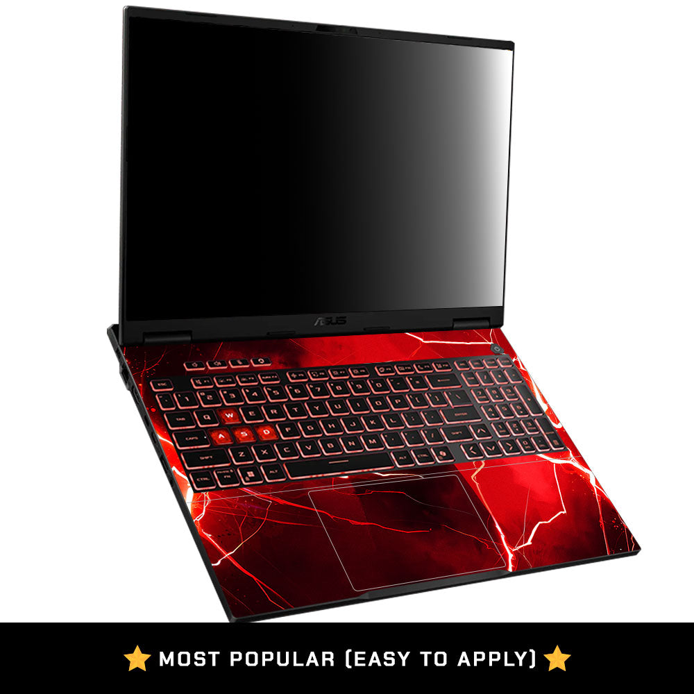 Red Rage Batman Asus TUF Gaming A16 2025 Laptop Skin