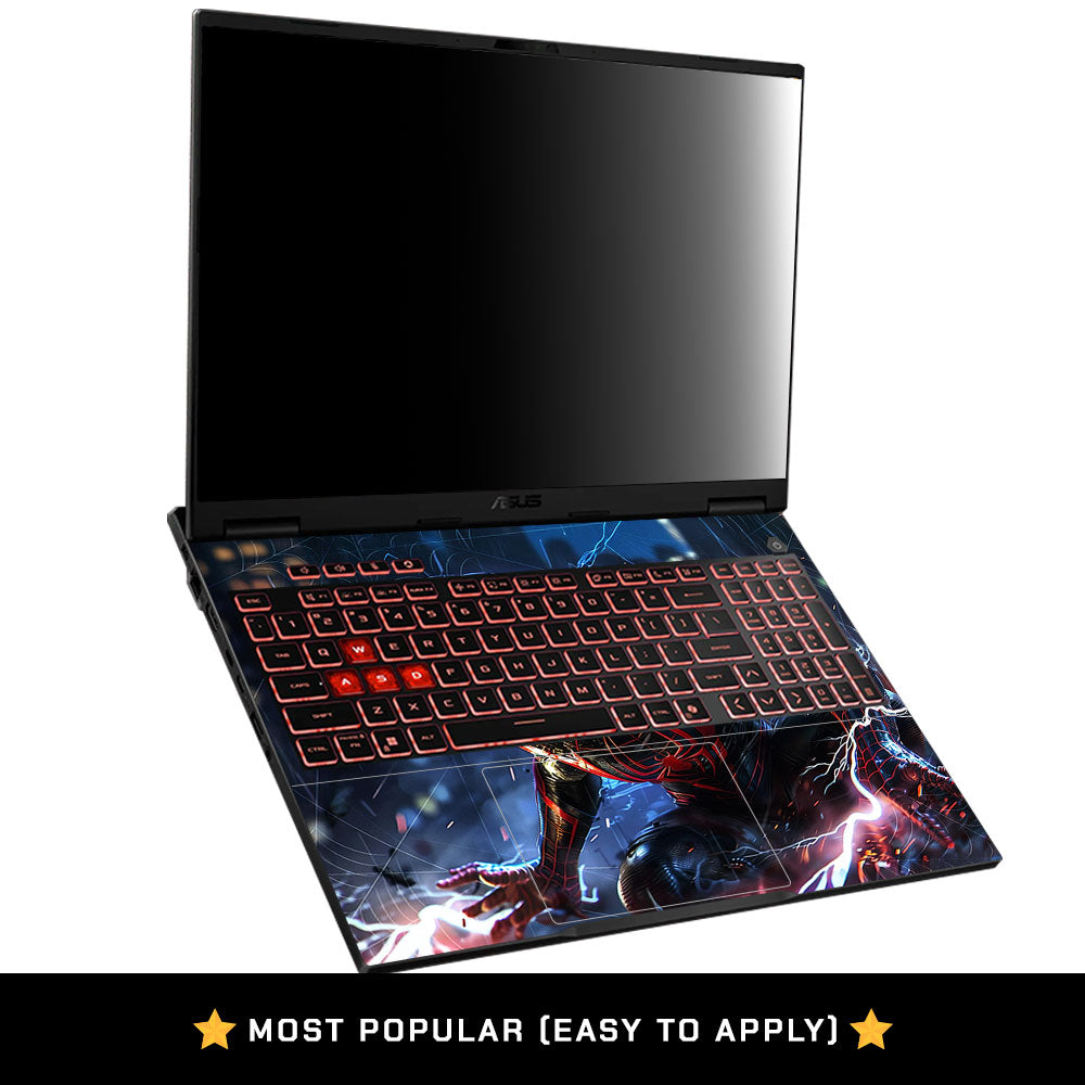 Miles Morales Shockwave Asus TUF Gaming A16 2025 Laptop Skin
