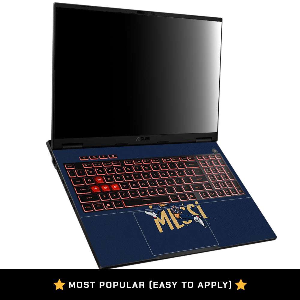 Messi Motion Masterpiece Asus TUF Gaming A16 2025 Laptop Skin