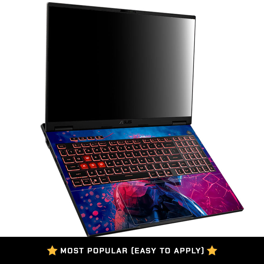 Iron Man Neon Tech Asus TUF Gaming A16 2025 Laptop Skin