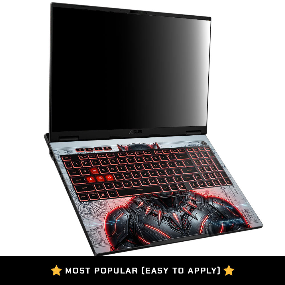 Black Panther Vibranium Tech Asus TUF Gaming A16 2025 Laptop Skin