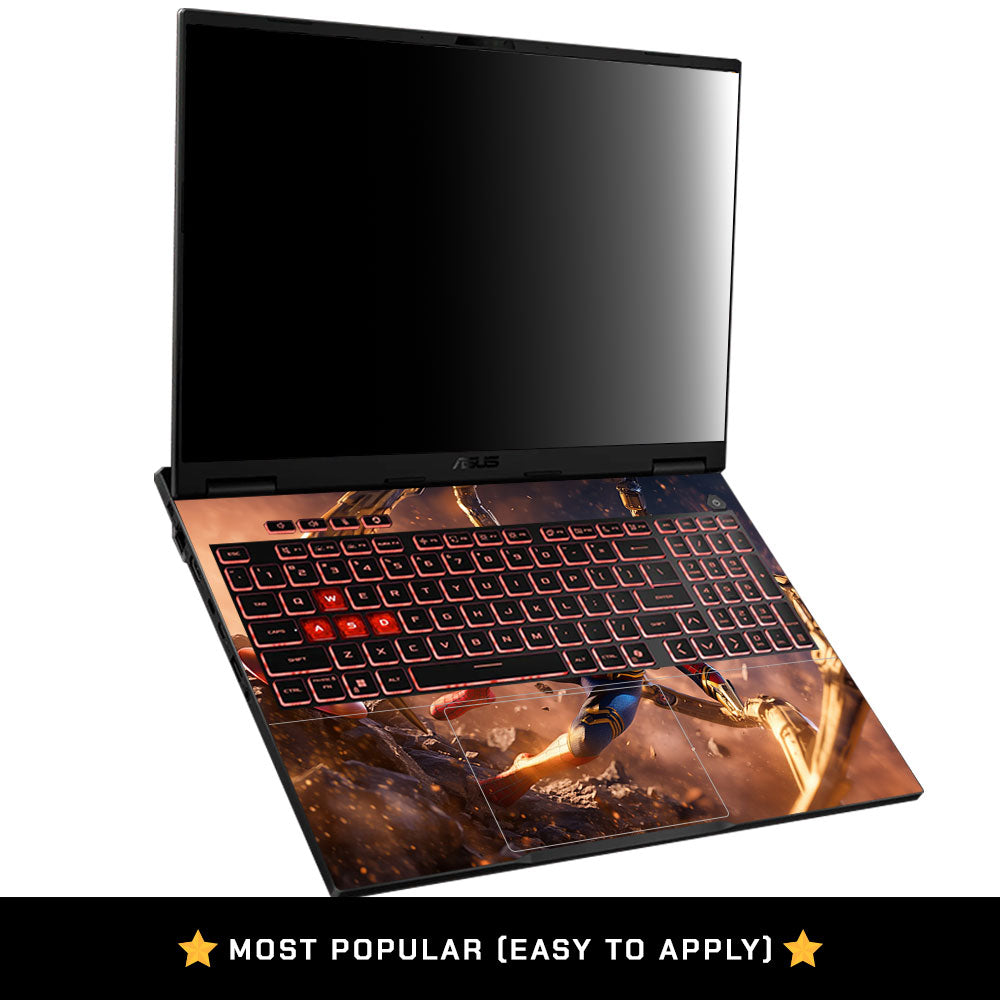 Cyber Web Hero Asus TUF Gaming F16 2025 Laptop Skin