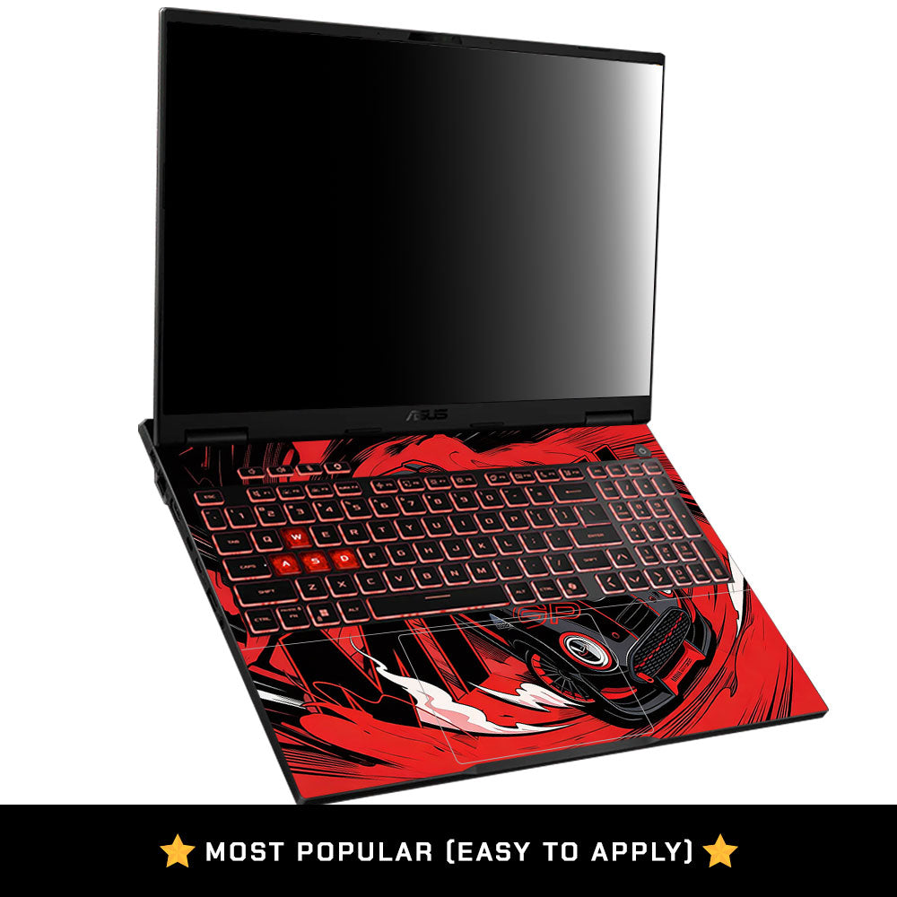 Retro Compact Car Asus TUF Gaming F16 2025 Laptop Skin