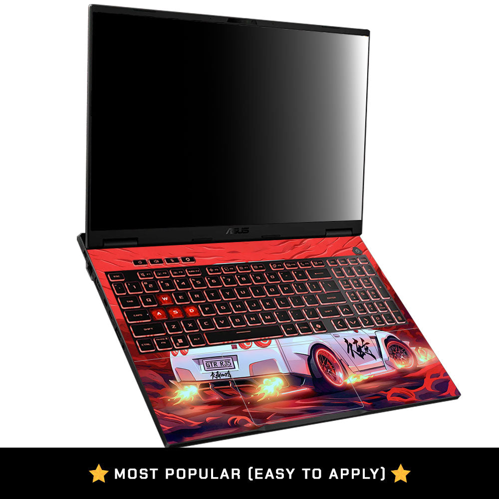 Nissan GTR Turbo Performance Edition Asus TUF Gaming A16 2025 Laptop Skin