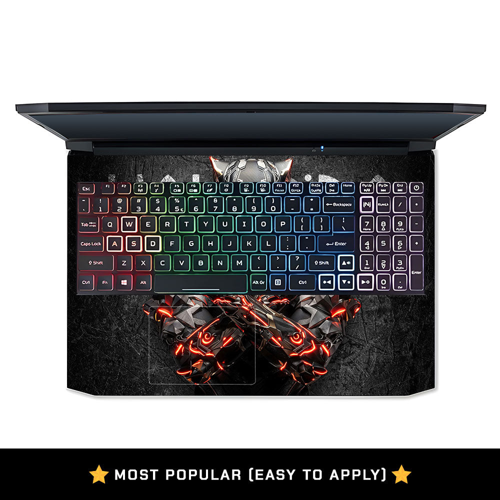 Black Panther Glowing Fury Acer Nitro 5 AN515 44, 56 Laptop Skin
