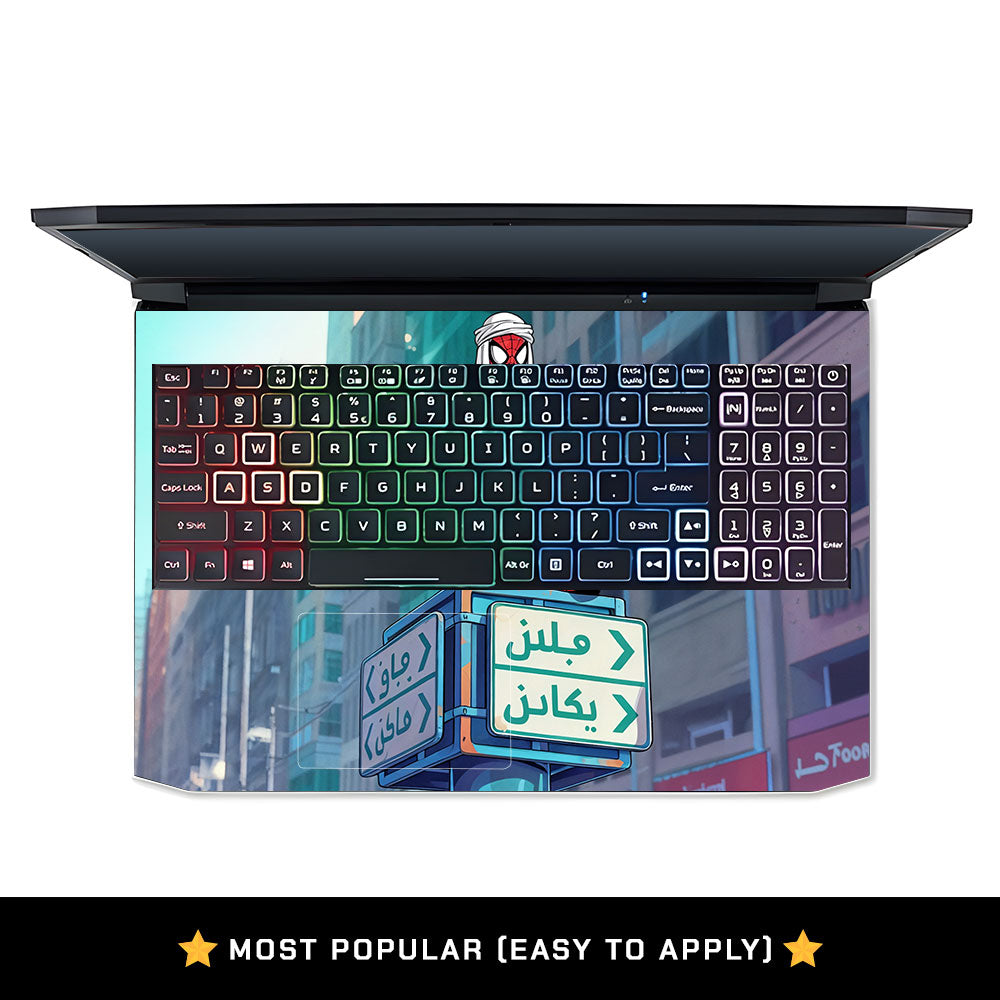 Arabian Spider Man Acer Nitro 5 AN515 44, 56 Laptop Skin