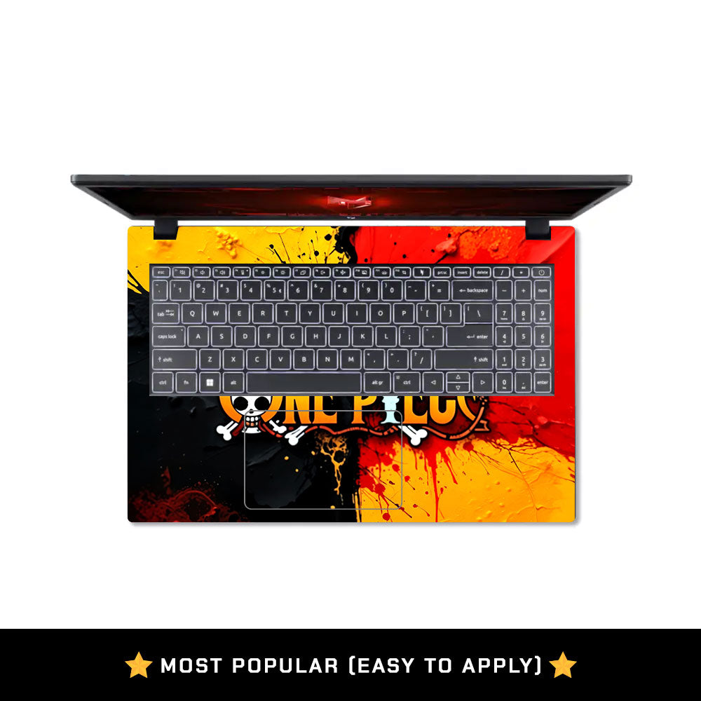One Piece Paint Splash Acer Nitro V ANV15 51 55CA Laptop Skin