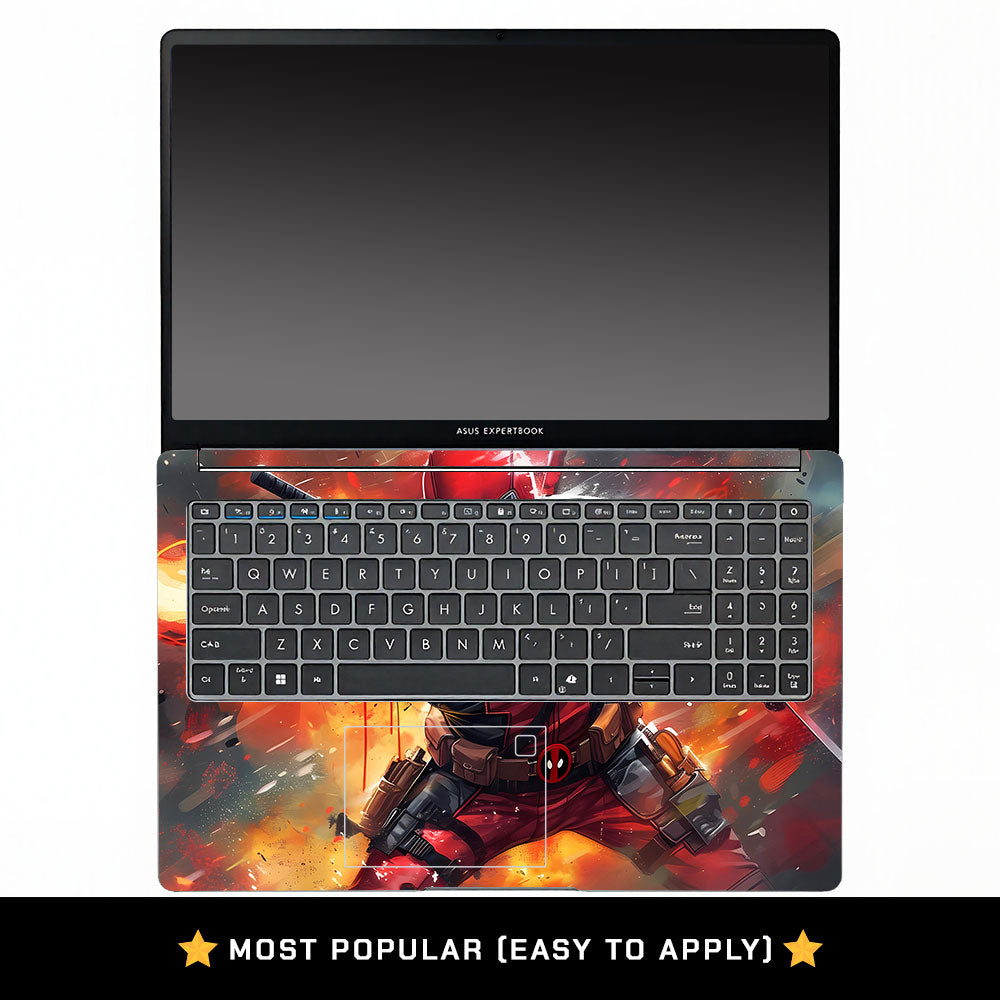 Deadpool in Action Asus ExpertBook P1503 Laptop Skin