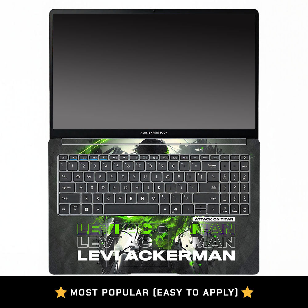Neon Anime Swordsman Asus ExpertBook P1503 Laptop Skin