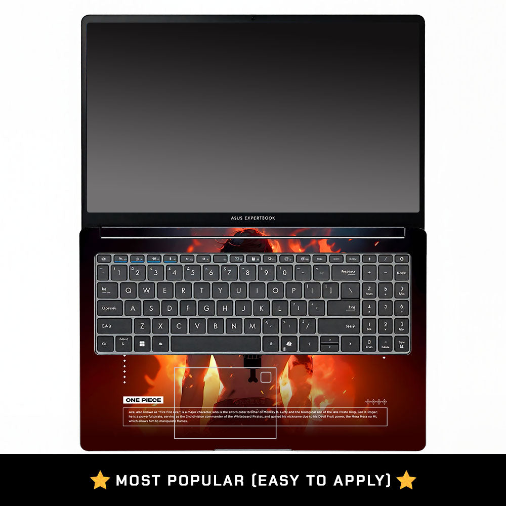 Fire Fist Ace Asus ExpertBook P1503 Laptop Skin