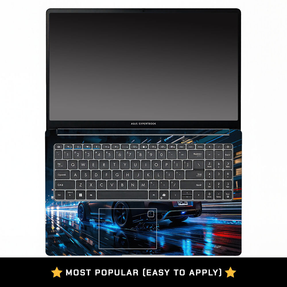 Neon GTR Nights Asus ExpertBook P1503 Laptop Skin