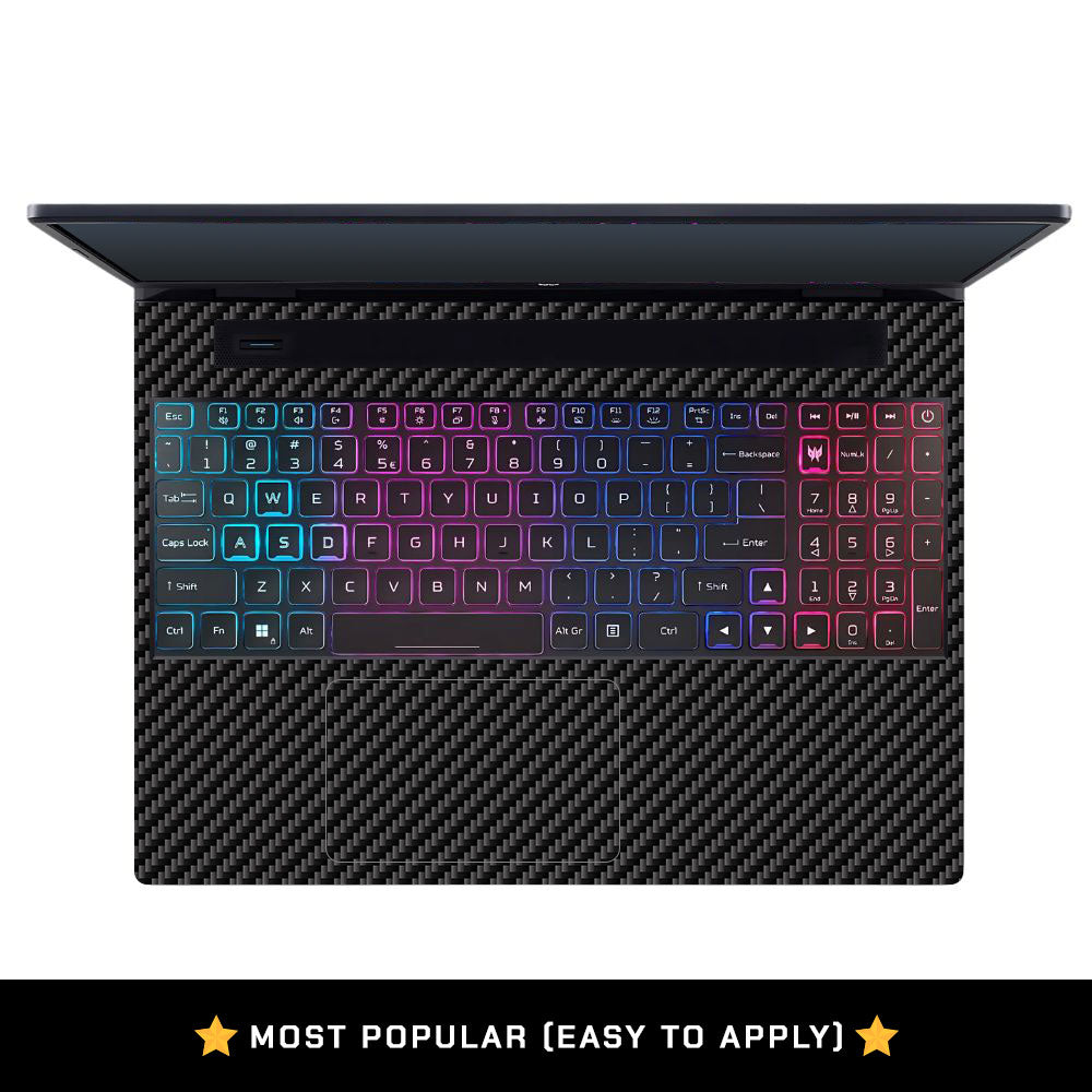 Textured Carbon Fibre Acer Predator Helios Neo 16 N22Q22B Laptop Skin