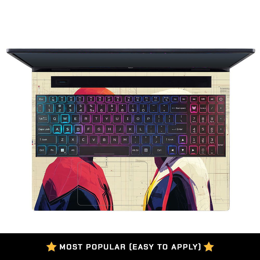 Spider Man X Spider Gwen Acer Predator Helios Neo 16 N22Q22B Laptop Skin
