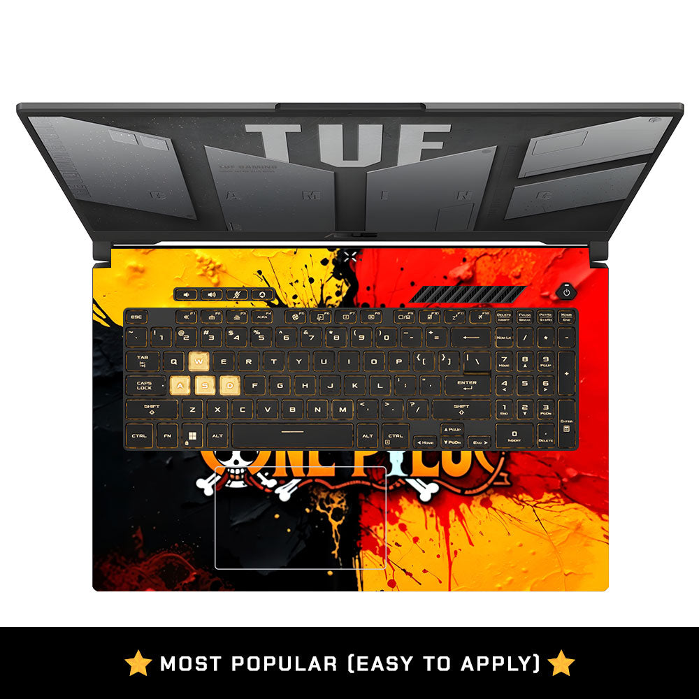 Anime Paint Splash Asus TUF Gaming F17 FX707Z Laptop Skin