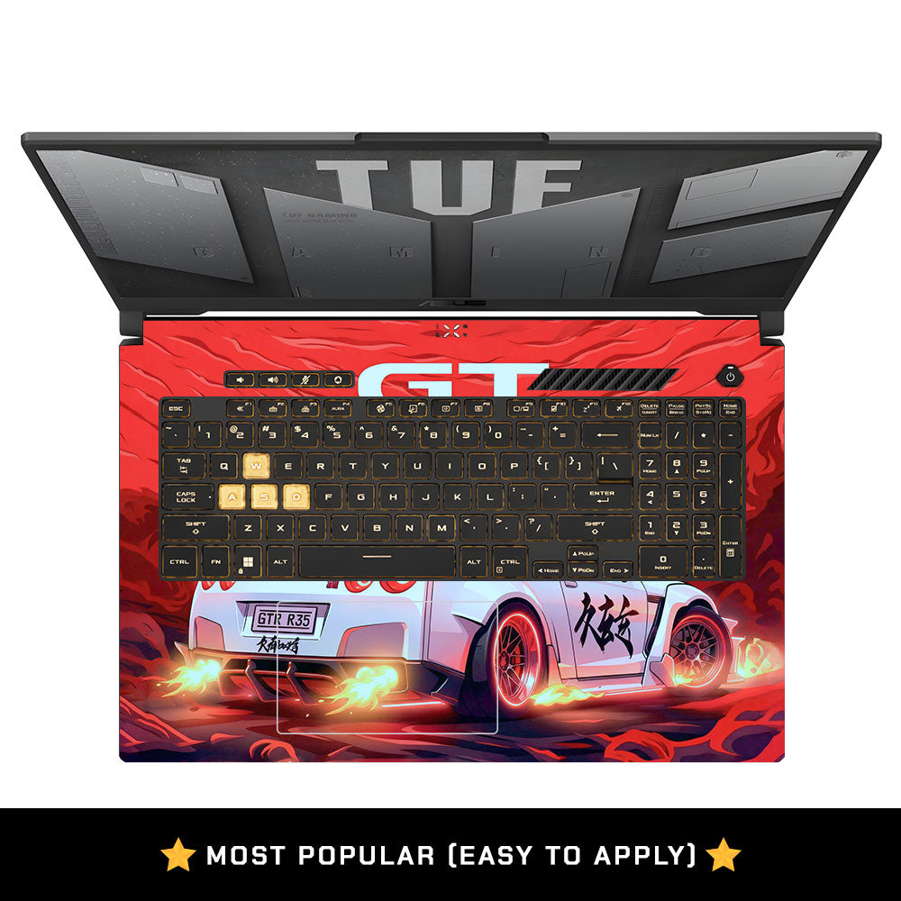 Nissan GTR Turbo Performance Edition Asus TUF Gaming F17 FX707Z Laptop Skin
