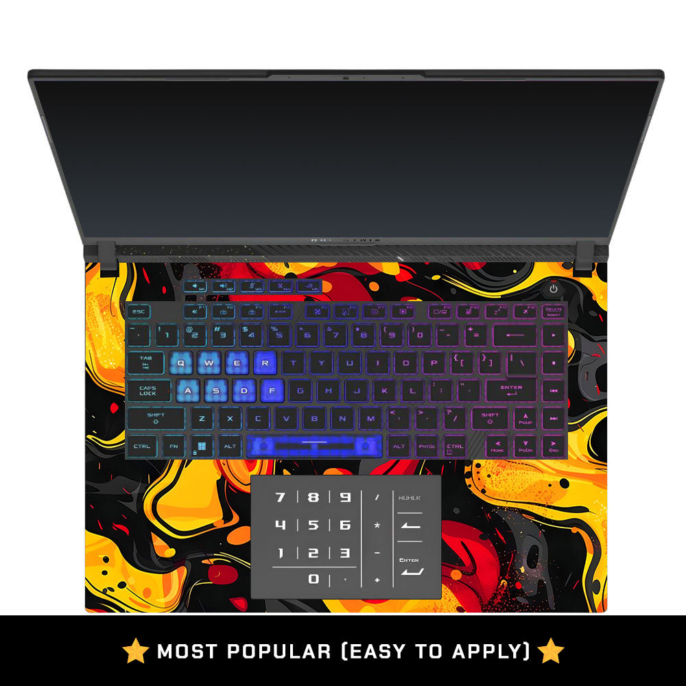 Lava Burst Asus ROG Strix G16 G614 Laptop Skin