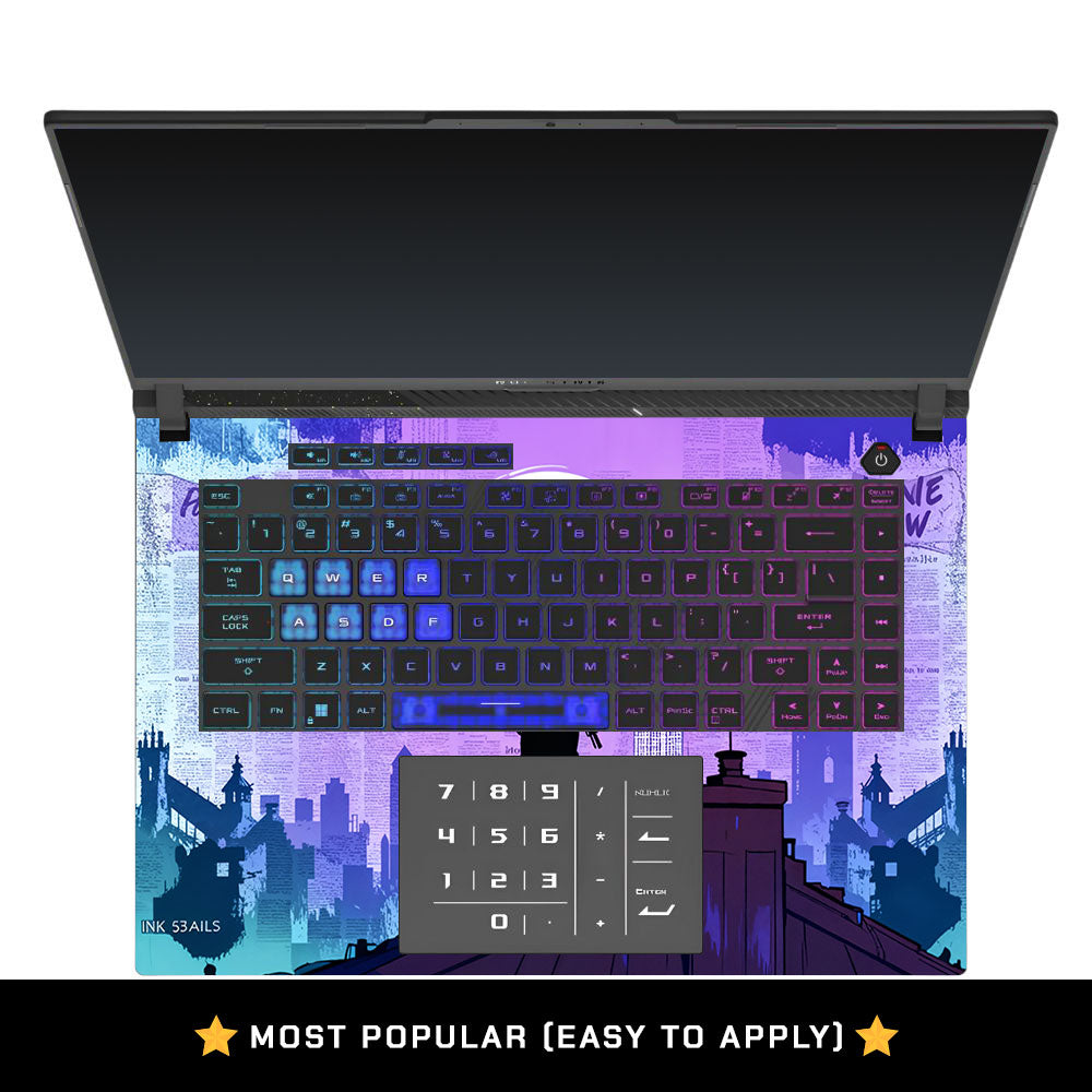 Comic Archer Hero Asus ROG Strix G16 G614 Laptop Skin