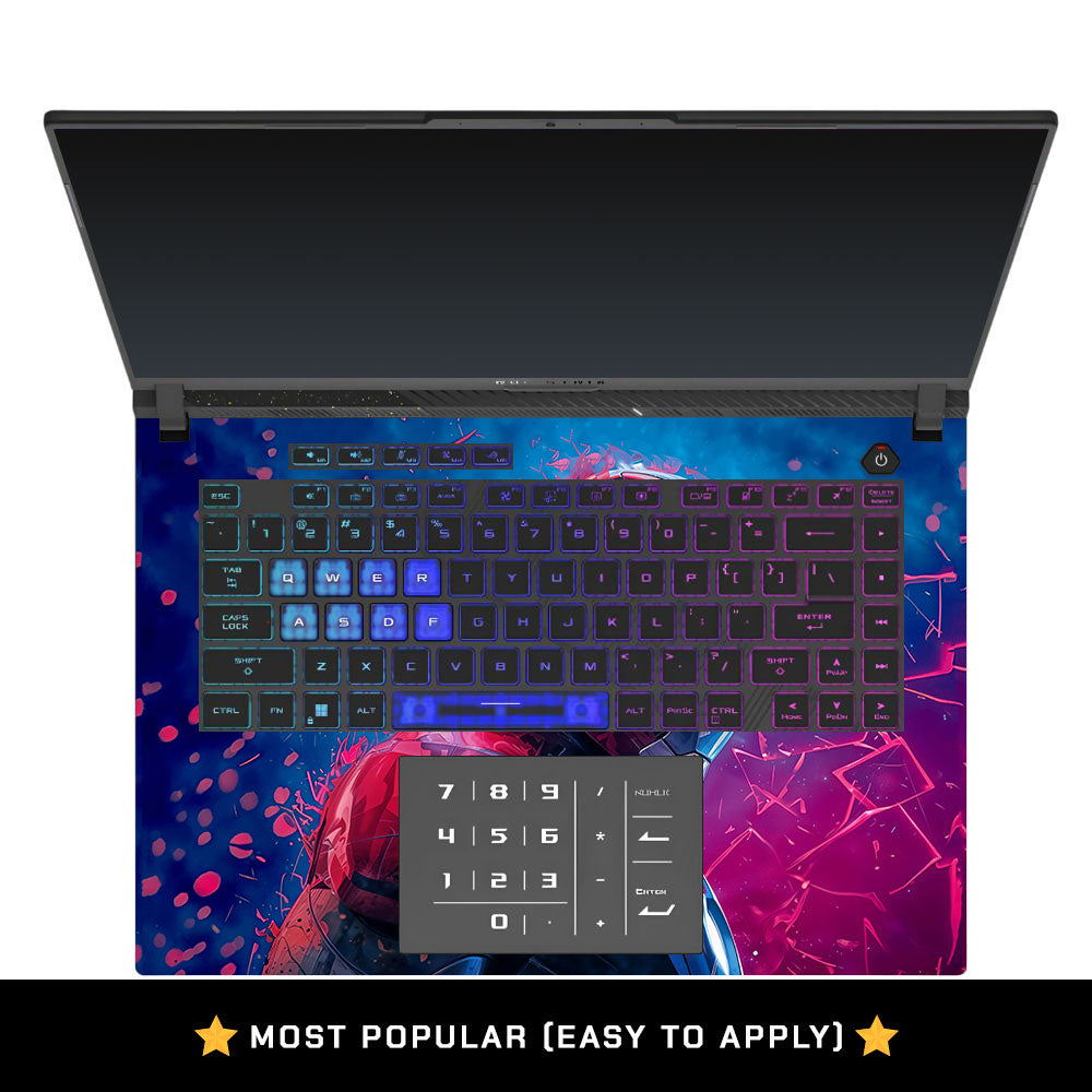 Neon Armored Hero Asus ROG Strix G16 G614 Laptop Skin