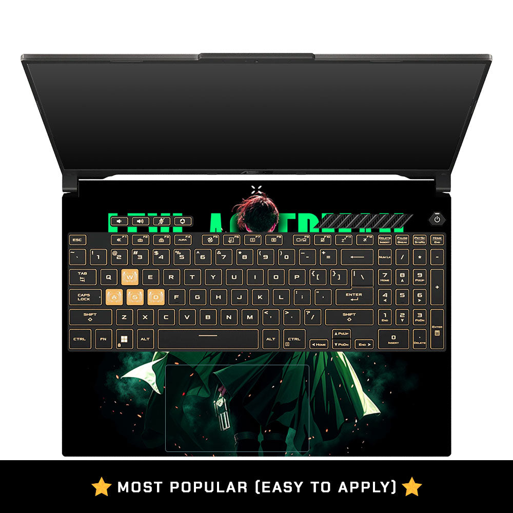 Dual Blade Warrior Asus Gaming V16 V3607 Laptop Skin
