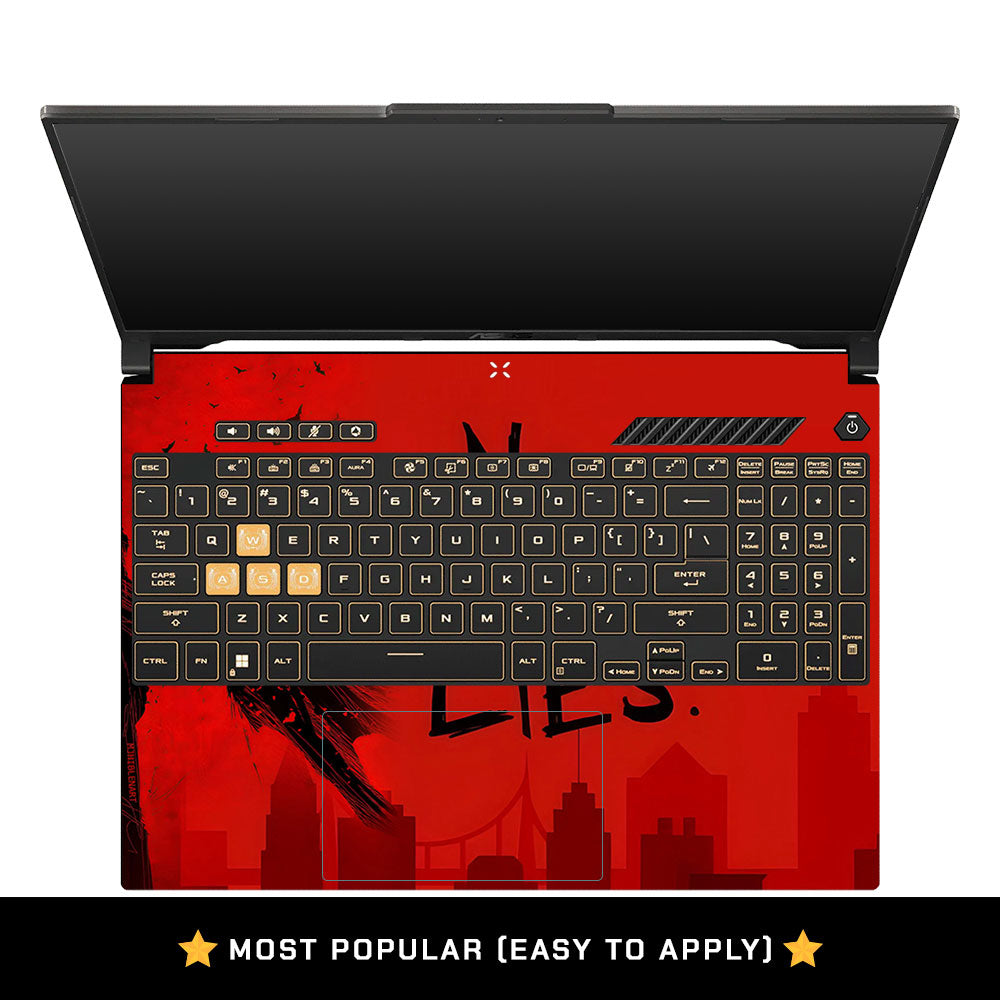 Masked Vigilante Hero Asus Gaming V16 V3607 Laptop Skin