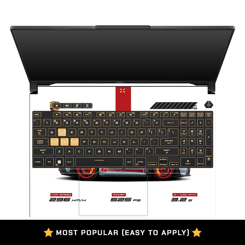 Porsche 911 GT3 RS Asus Gaming V16 V3607 Laptop Skin