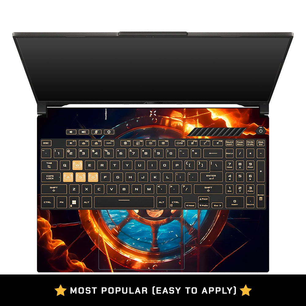 Straw Hat Pirates Emblem Asus Gaming V16 V3607 Laptop Skin