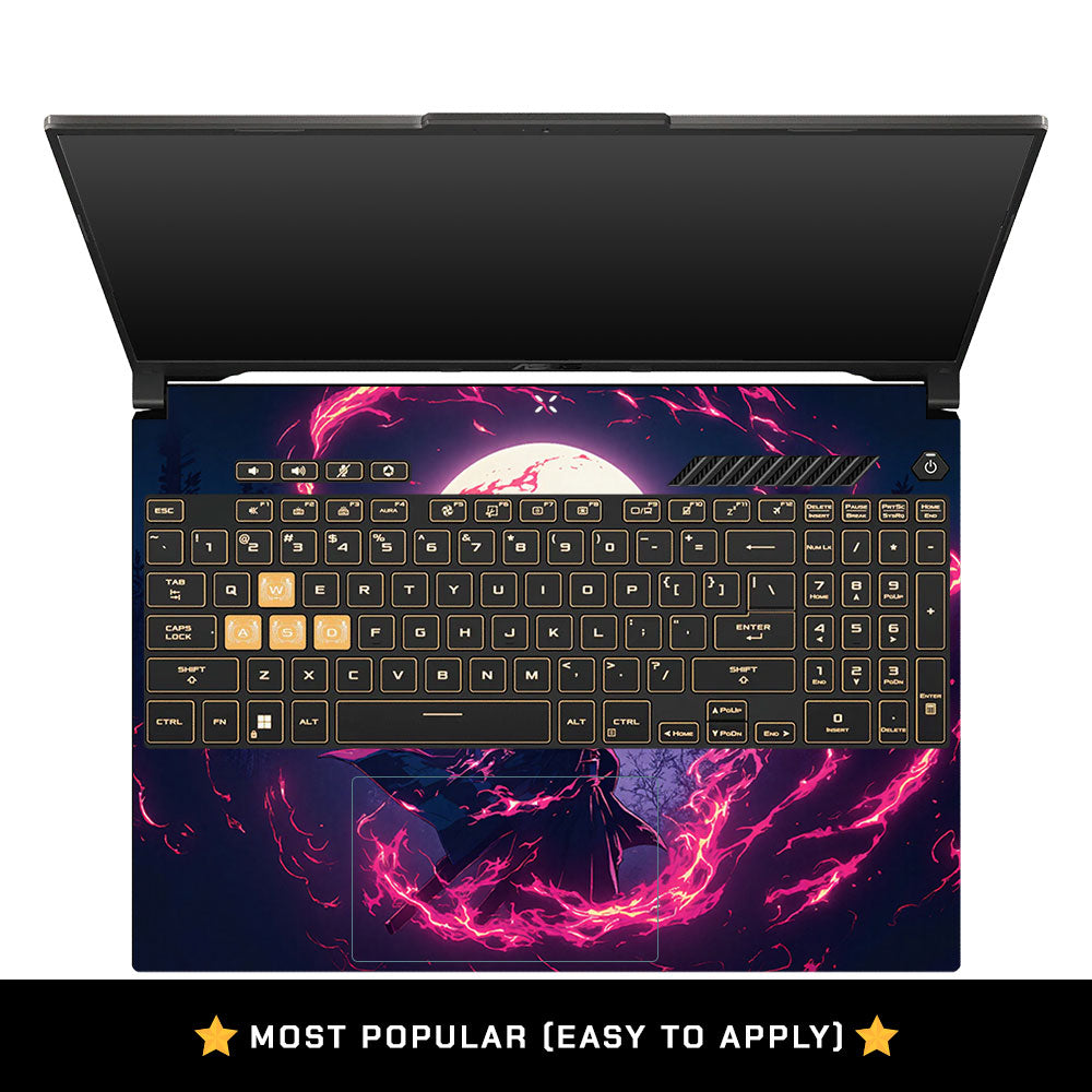 Tanjiro's Flame of Ember Asus Gaming V16 V3607 Laptop Skin