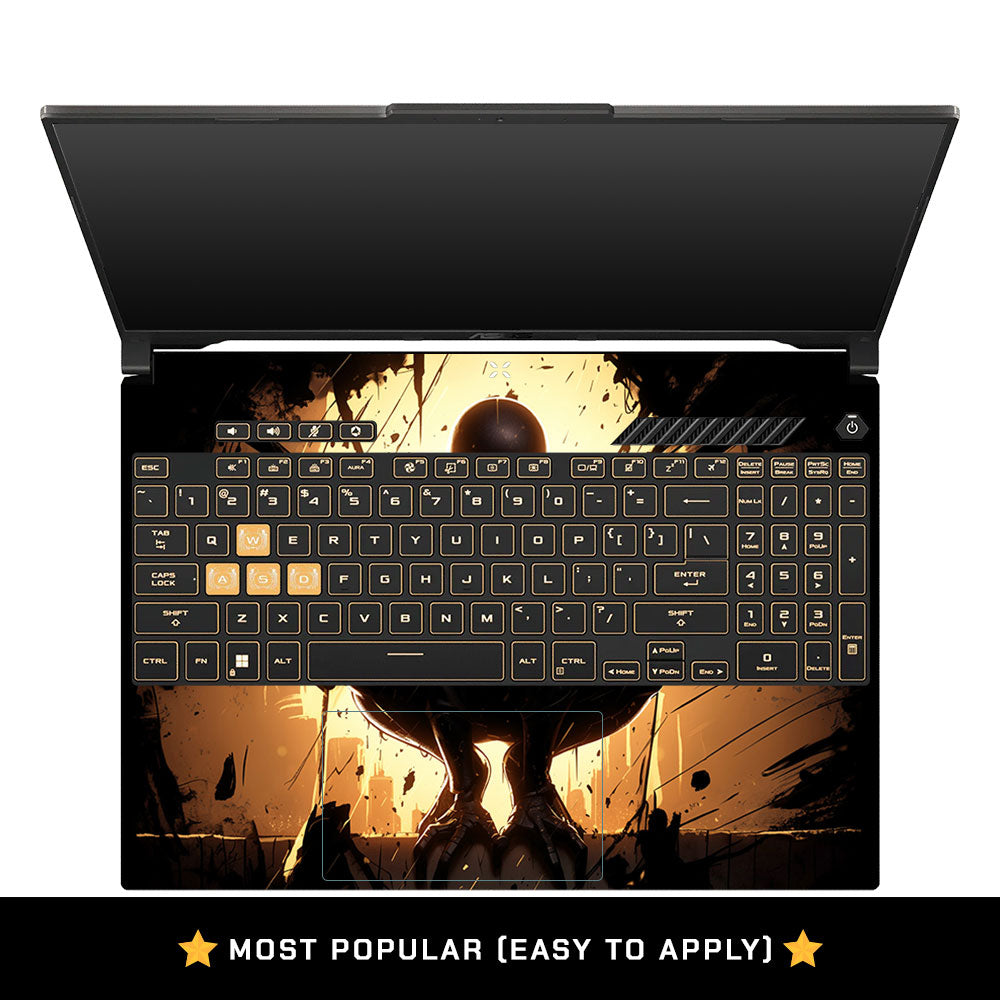 Shadow Spiderman Asus Gaming V16 V3607 Laptop Skin