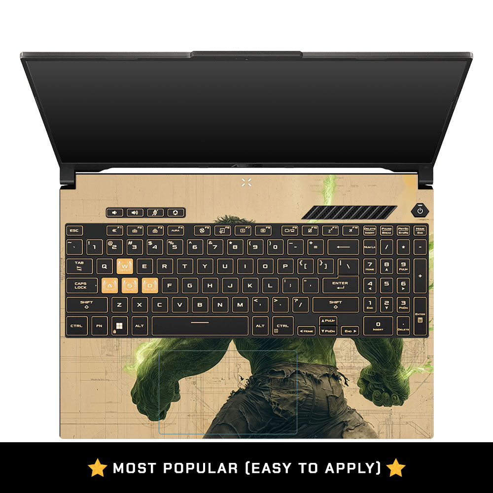 Jade Giant Unleashed Asus Gaming V16 V3607 Laptop Skin