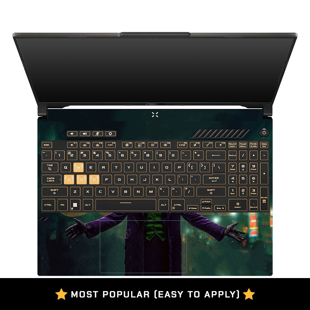 The Joker Chaos Asus Gaming V16 V3607 Laptop Skin