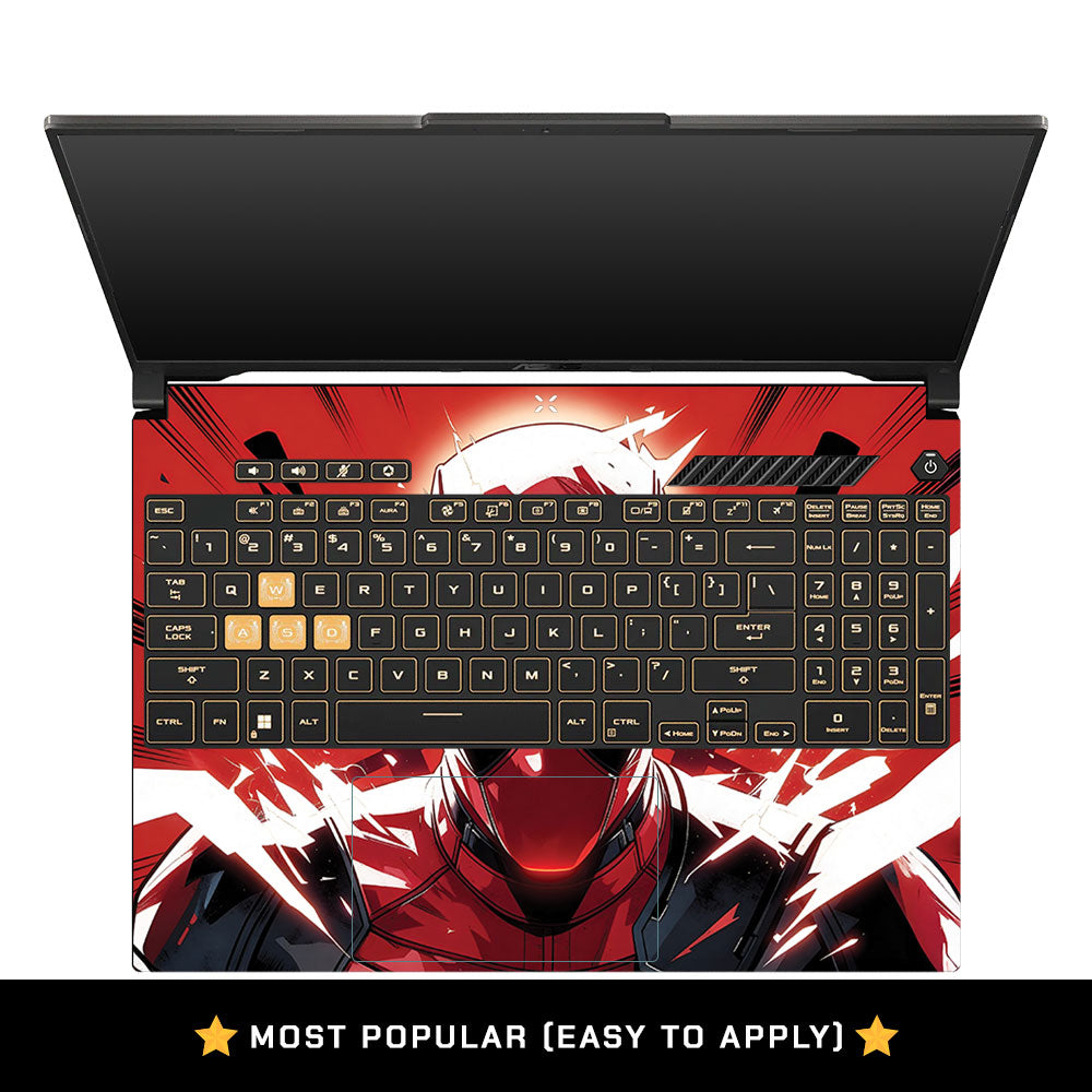 Deadpool Power Burst Asus TUF Gaming F16 and TUF Gaming A16 Laptop Skin
