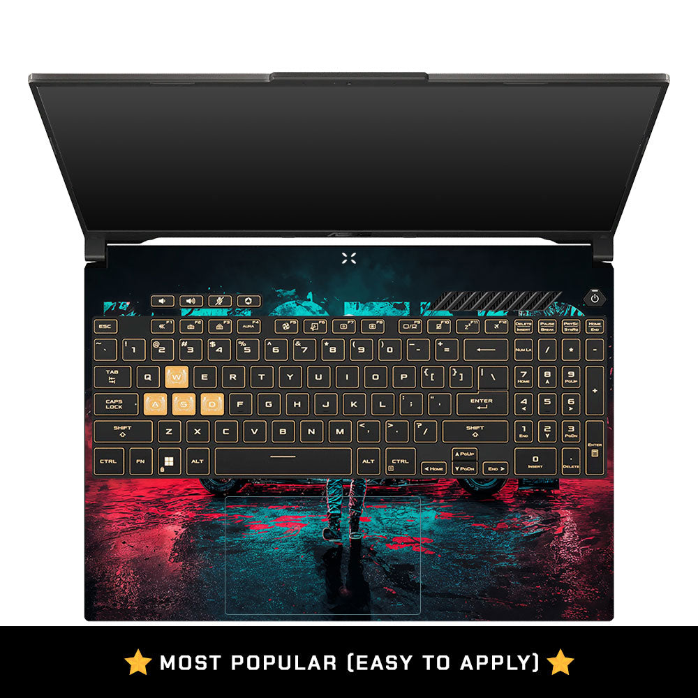 F1 Legend Racer Asus TUF Gaming F16 and TUF Gaming A16 Laptop Skin