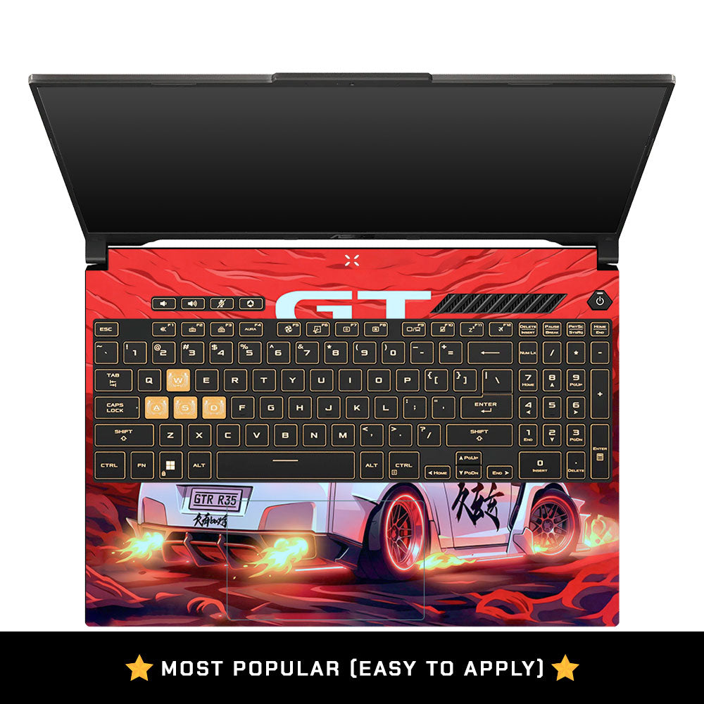 Nissan GTR Turbo Performance Edition Asus Gaming V16 V3607 Laptop Skin