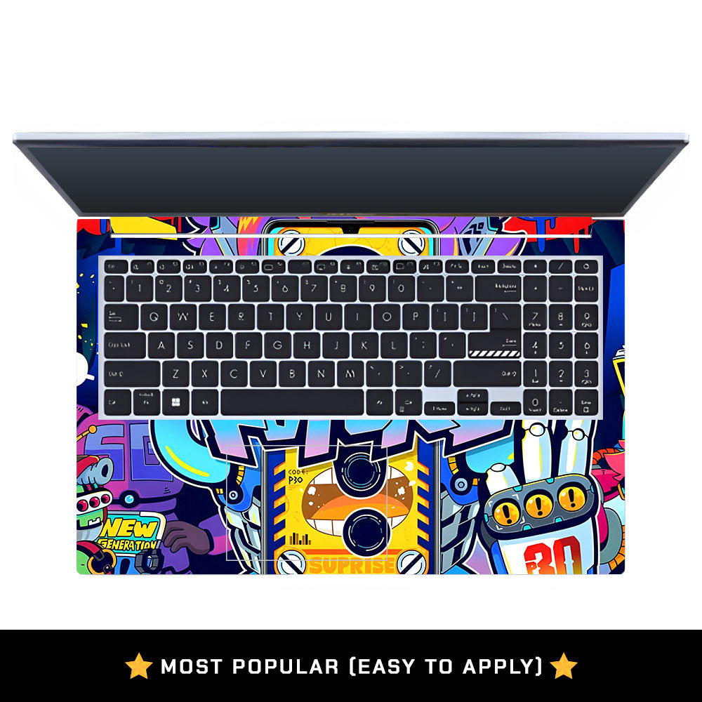 Futuristic Cyberpunk Vision Asus Vivobook 15 X1502VA Laptop Skin