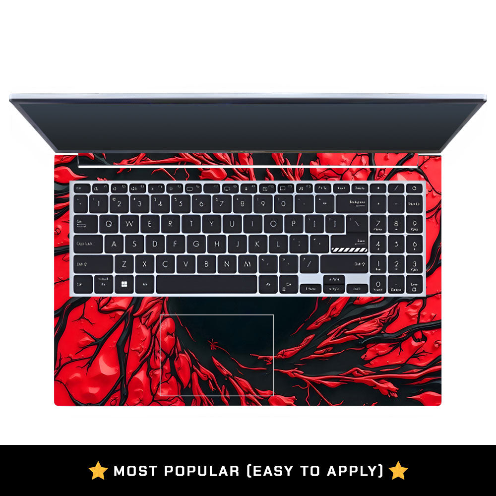 Spiderman Web Red Asus Vivobook 15 X1502VA Laptop Skin