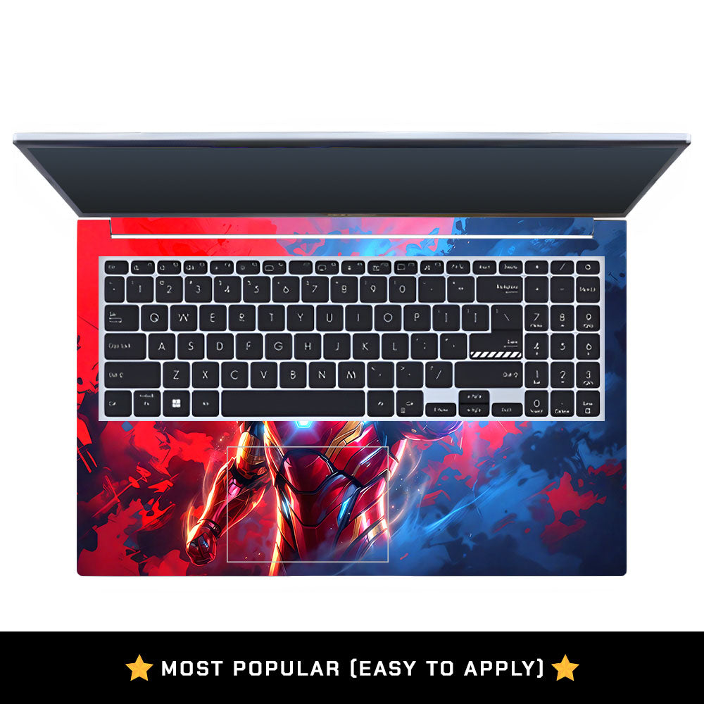 Iron Man Arc Reactor Power Asus Vivobook 15 X1502VA Laptop Skin