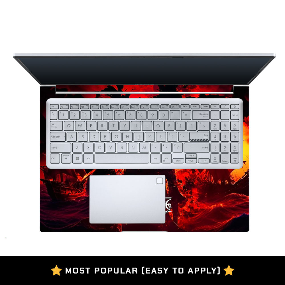 Luffy's Burning Tide Asus Vivobook 16 X1605V Laptop Skin