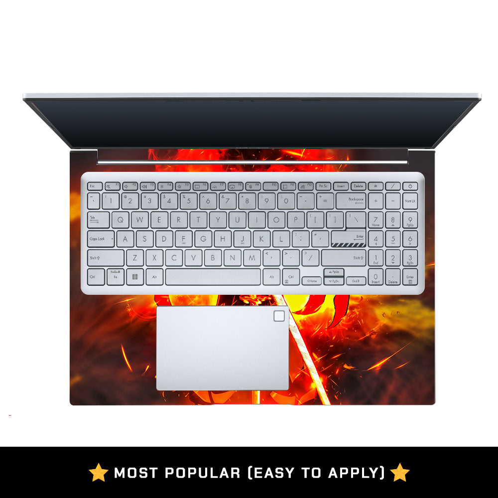 Anime Flame Swordsman Asus Vivobook 16 X1605V Laptop Skin