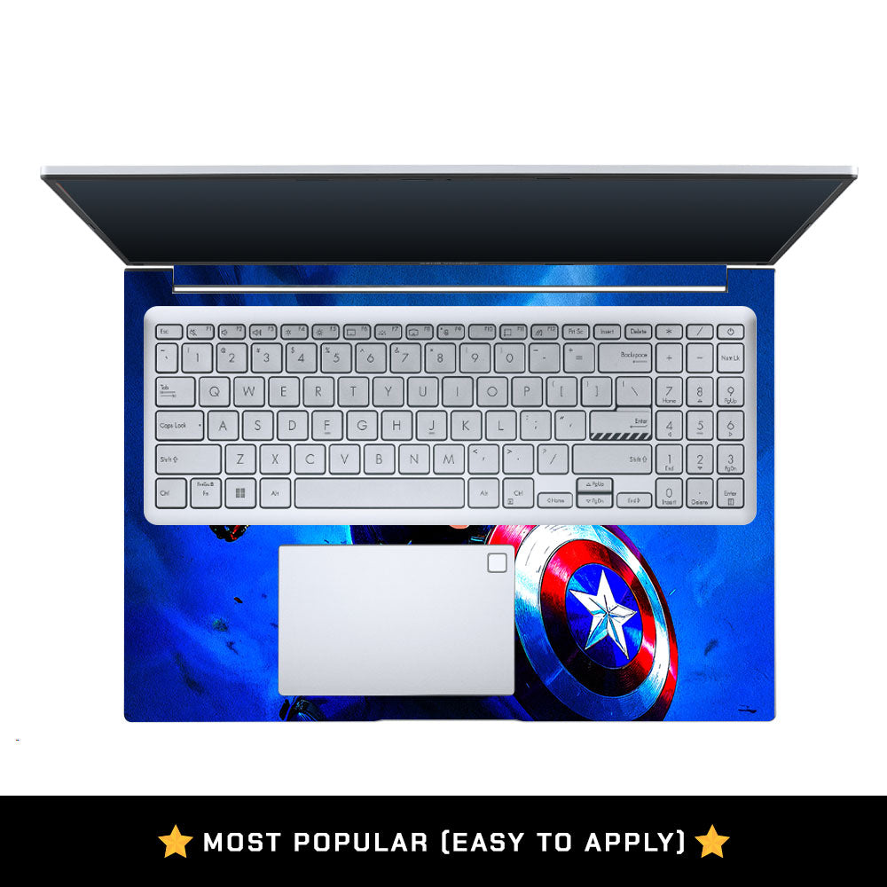 Shield Comic Hero Asus Vivobook 16 X1605V Laptop Skin