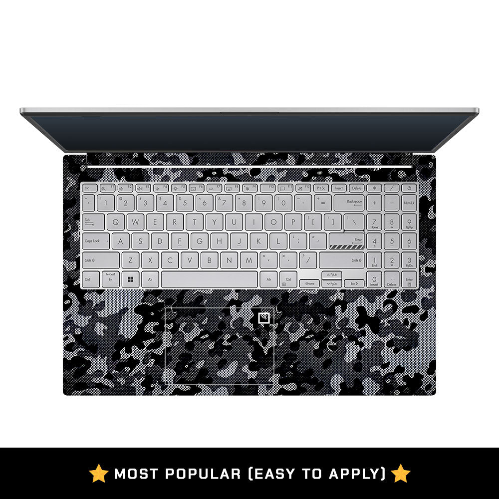 Stealth Grey Camo Asus Vivobook Go 15 E1504G Laptop Skin