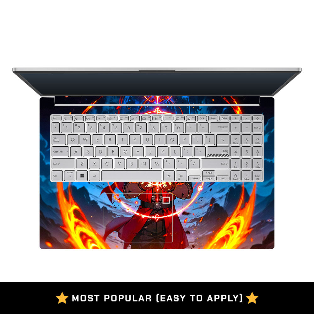 Anime Alchemist Warrior Asus Vivobook Go 15 E1504G Laptop Skin