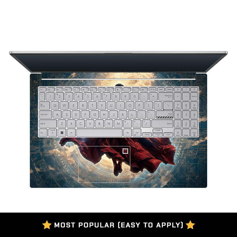 Flying Caped Hero Asus Vivobook Go 15 E1504G Laptop Skin