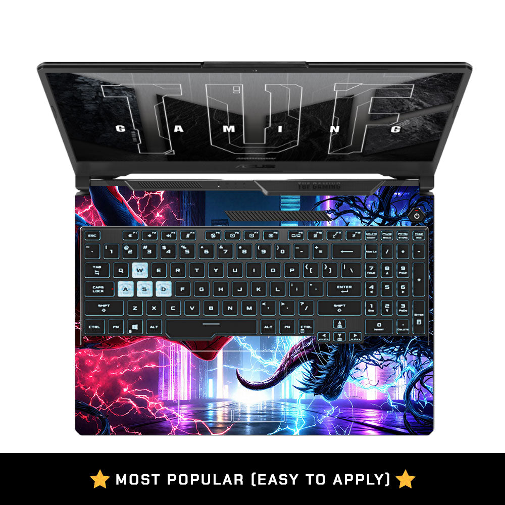 Web Hero Showdown Asus TUF F15 FX506 & A15 FA506 Laptop Skin