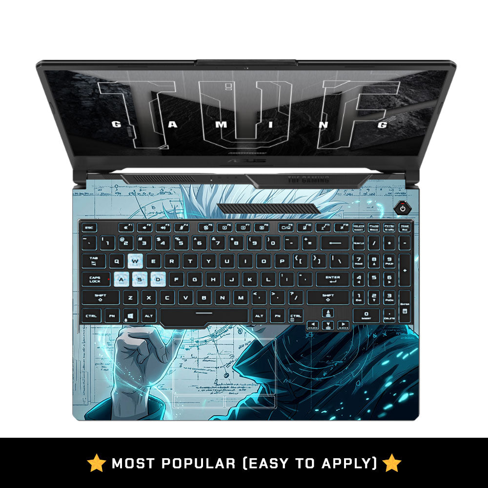 Gojo Satoru Power Asus TUF F15 FX506 & A15 FA506 Laptop Skin