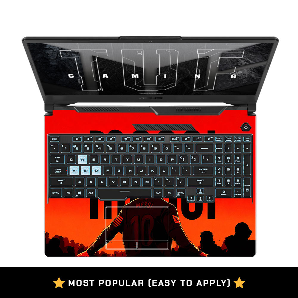 Crimson Legend Aura Asus TUF F15 FX506 and A15 FA506 Laptop Skin