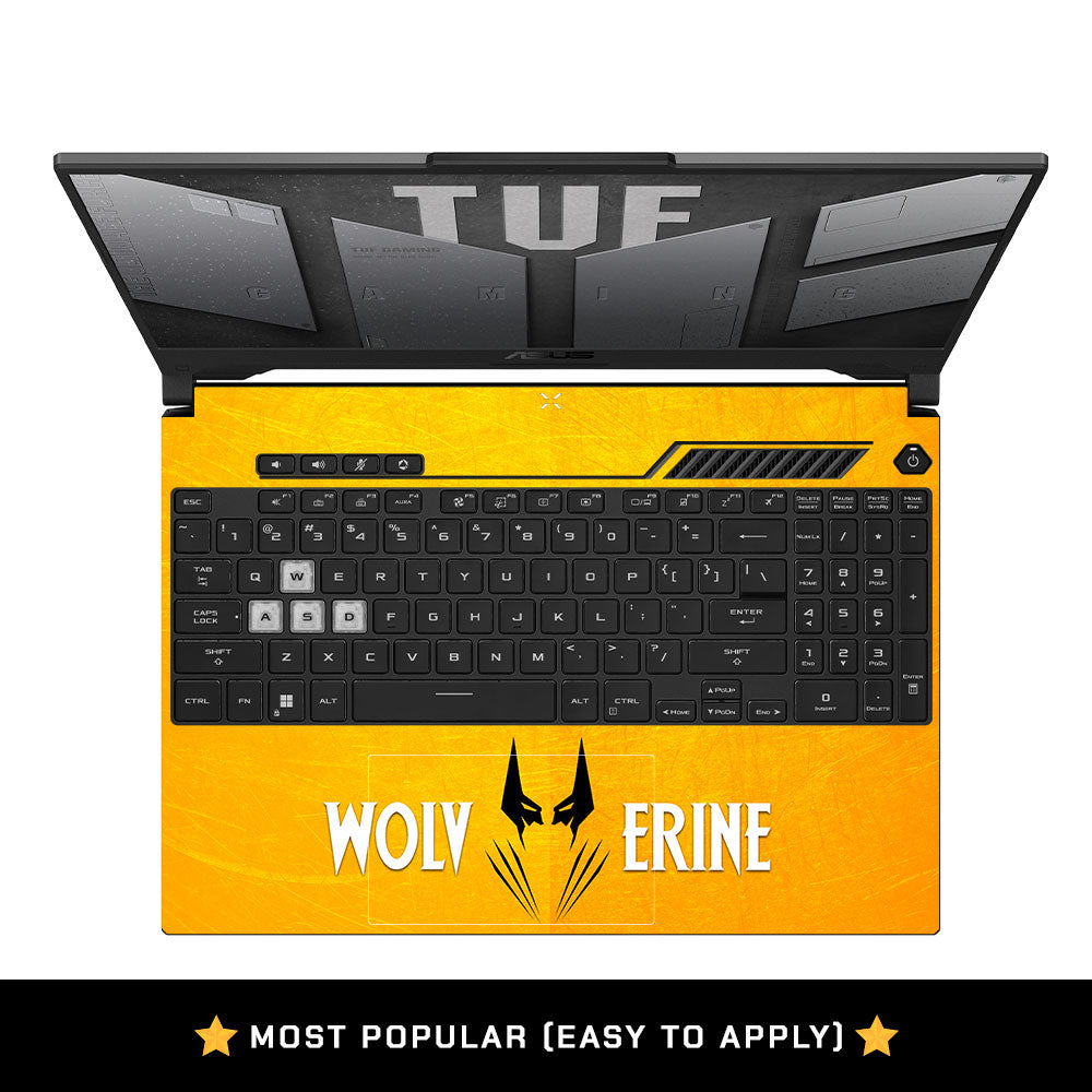 Yellow Claw Antihero Asus TUF F15 FX507 and A15 FA507 Laptop Skin